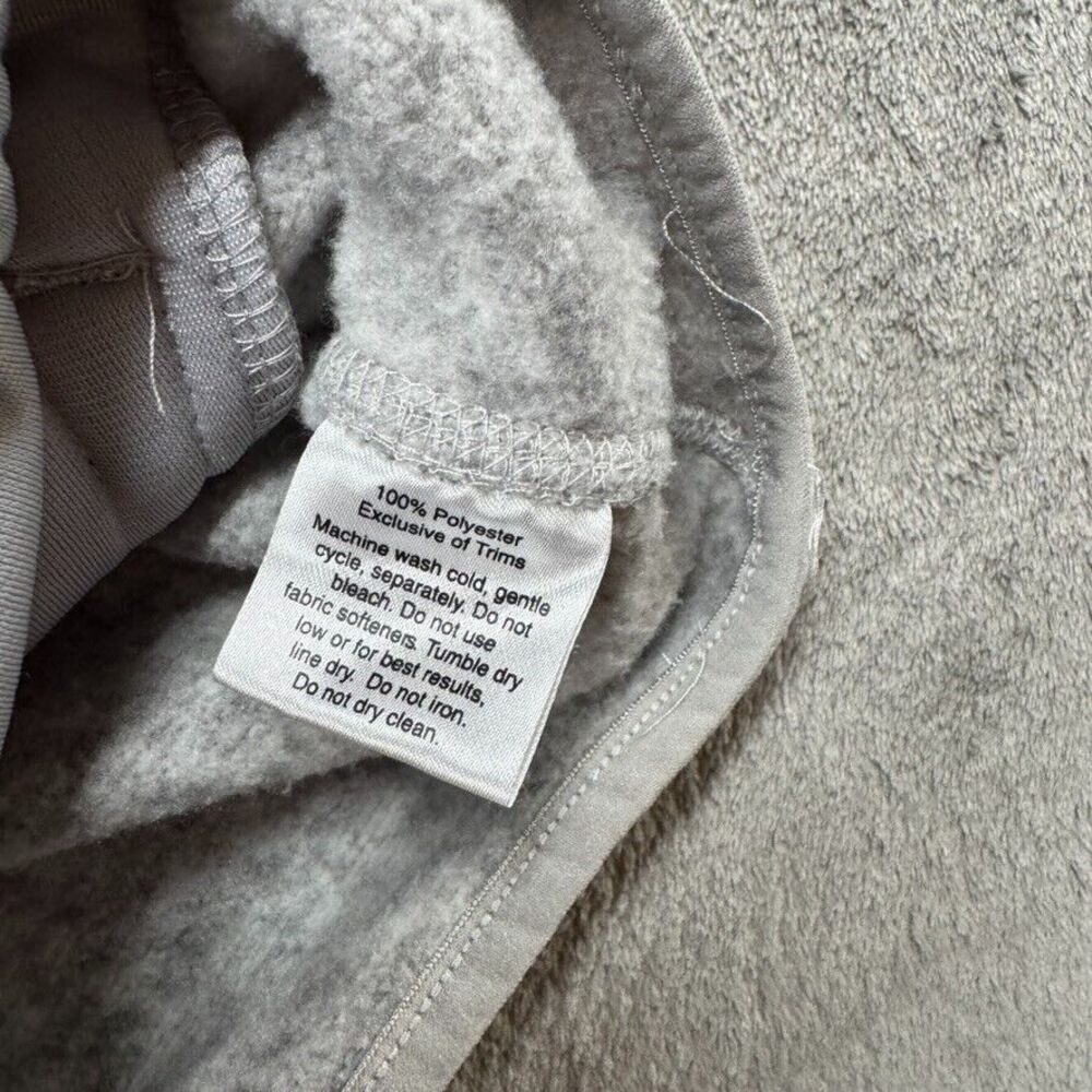 Eddie Bauer Grey Track Sweater Jacket Womens Medium Gray Sleeve Pocket Full Zip‎ - Picture 6 of 6